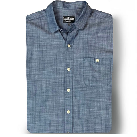 ROOSEVELT - INDIGO SLUB CHAMBRAY SHIRT