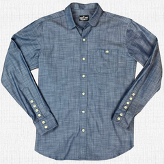 ROOSEVELT - INDIGO SLUB CHAMBRAY SHIRT