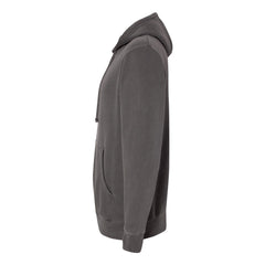 THE SHOVEL HEAD PIGMENT DYED PULL OVER HOODIE -  CARBON BLACK  Men's Knit T-Shirt By Robert James