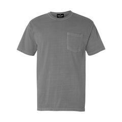 DAGGERS PIGMENT DYED POCKET TEE - GRANITE GRAY Men's Knit T-Shirt By Robert James