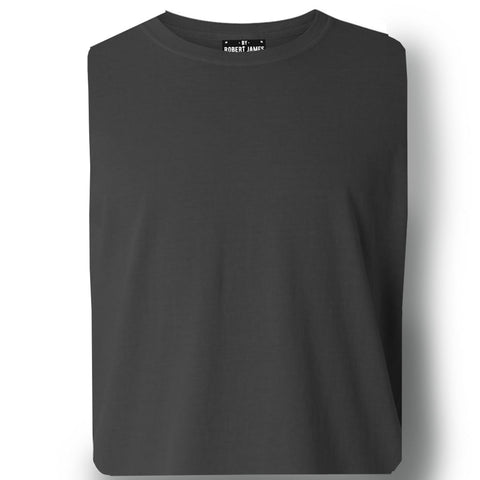 THE BUCK LONG SLEEVE PIGMENT DYED TEE - washed black  Men