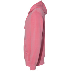 THE CLIFFORD PIGMENT DYED PULL OVER HOODIE - FLAMINGO PINK Men's Knit T-Shirt By Robert James