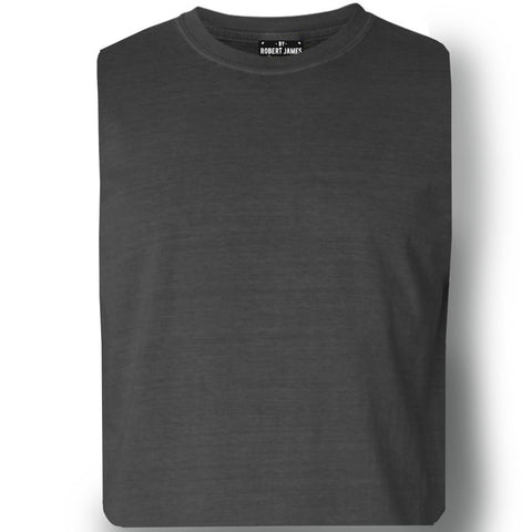 THE RULLOW PIGMENT DYED TEE - WASHED BLACK Men