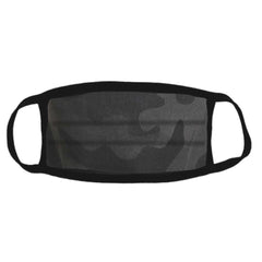 USA MADE Comfort Cotton / Face Mask - BLACK CAMO