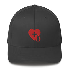 RED CROSS HEART & TEAR / Structured Twill Cap