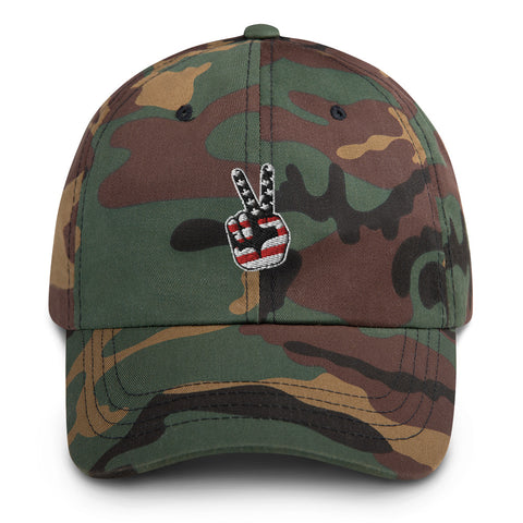 BRJ PEACE OUT BLACK / Dad hat