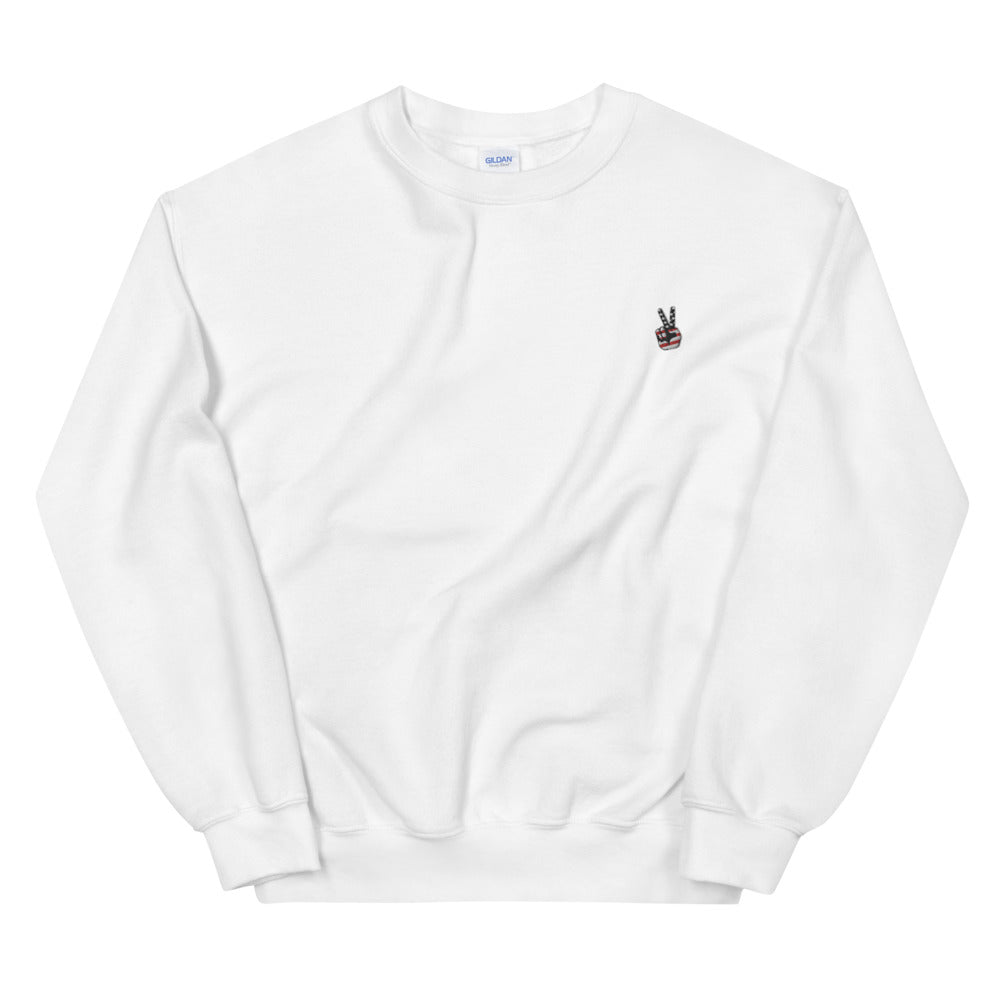 BRJ PEACE OUT BLACK ./ Med Weight Sweatshirt