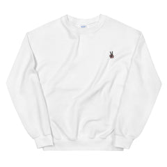 BRJ PEACE OUT BLACK ./ Med Weight Sweatshirt