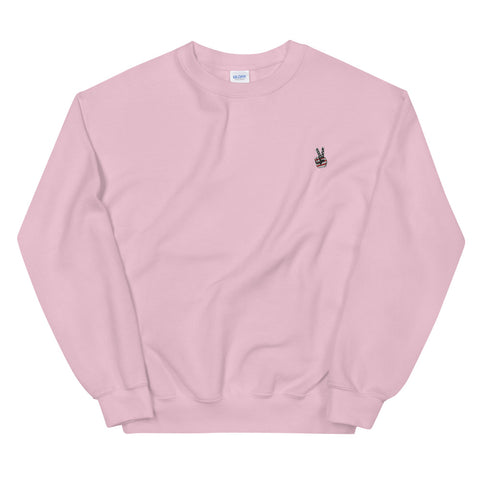 BRJ PEACE OUT BLACK ./ Med Weight Sweatshirt
