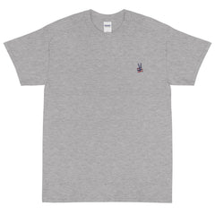 PEACE OUT EMBROIDERY / Short Sleeve T-Shirt