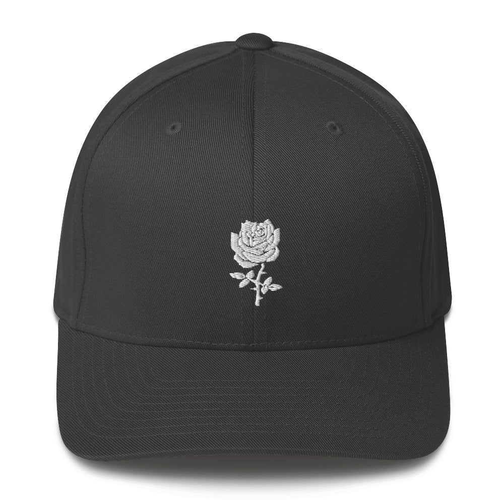 THORNY ROSE// Structured FLEX FIT Twill Cap – By Robert James