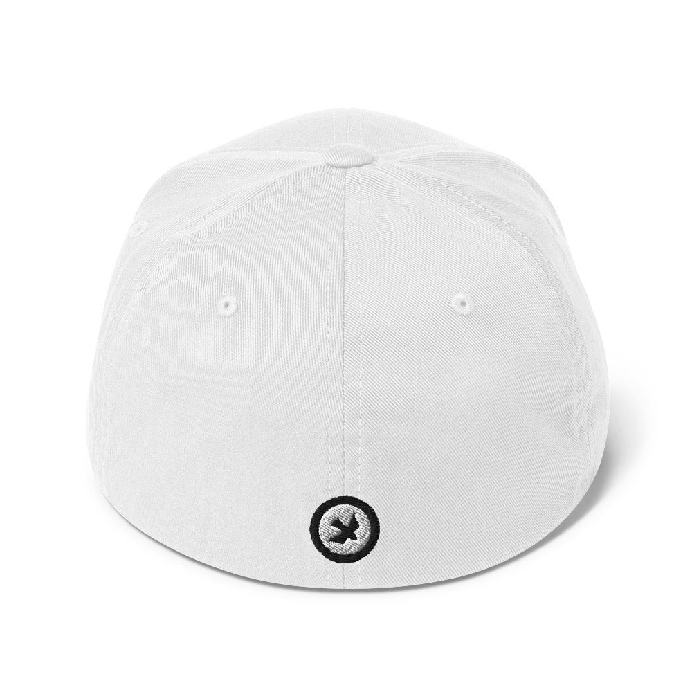 BLACK & WHITE / PEACE Structured Twill Cap