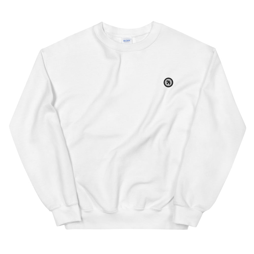 UPWARD FACING DOVE / Unisex Embroidered Sweatshirt