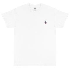 PEACE OUT EMBROIDERY / Short Sleeve T-Shirt